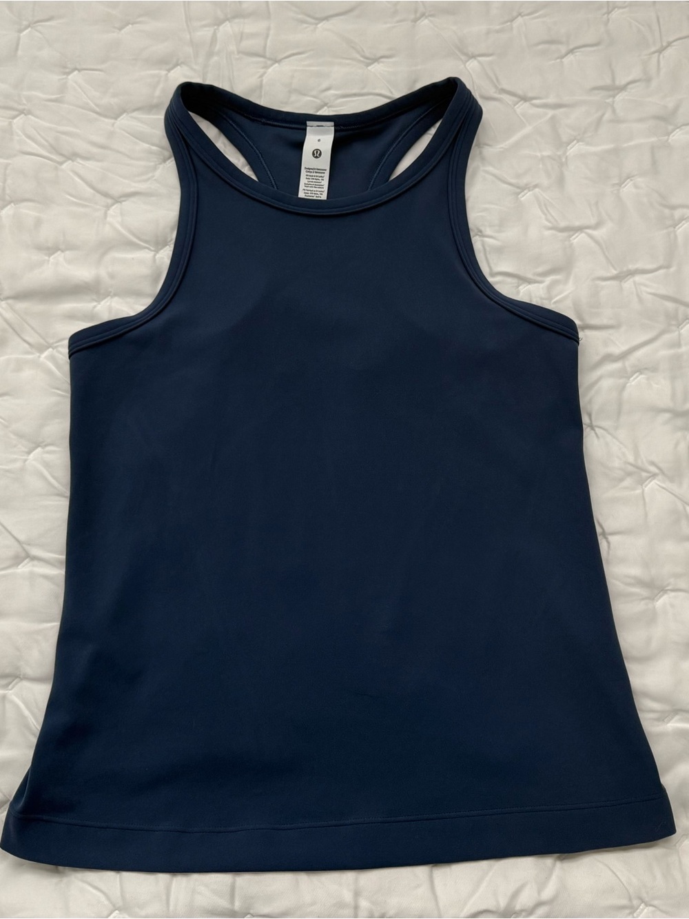 Lululemon Align Waist-Length Racerback Tank Top Blue Size 6 - Picture 1 of 6